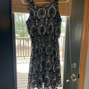 Black and white dress